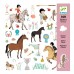 Stickers chevaux  Djeco    044400